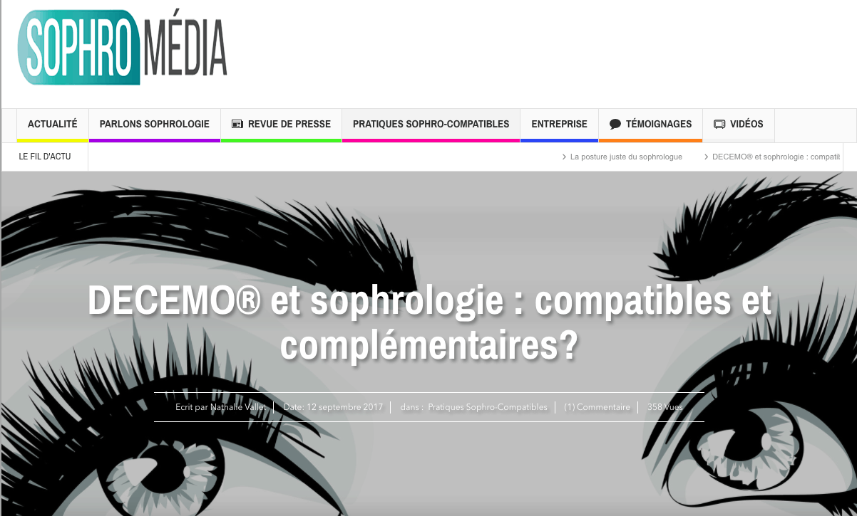 DECEMO® et sophrologie : compatibles et complémentaires?